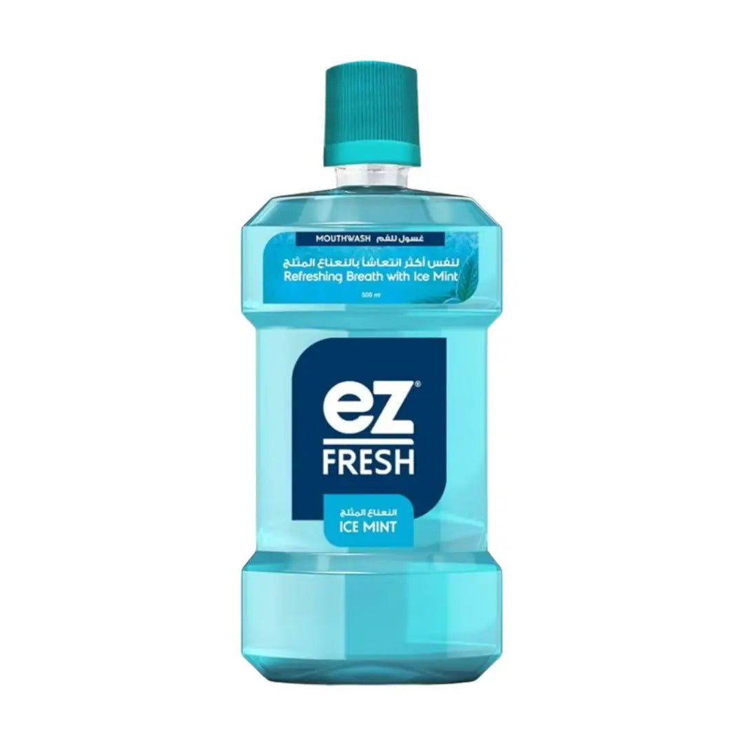 غسول الفم EZ Fresh بنكهة النعناع المثلج 500 مل