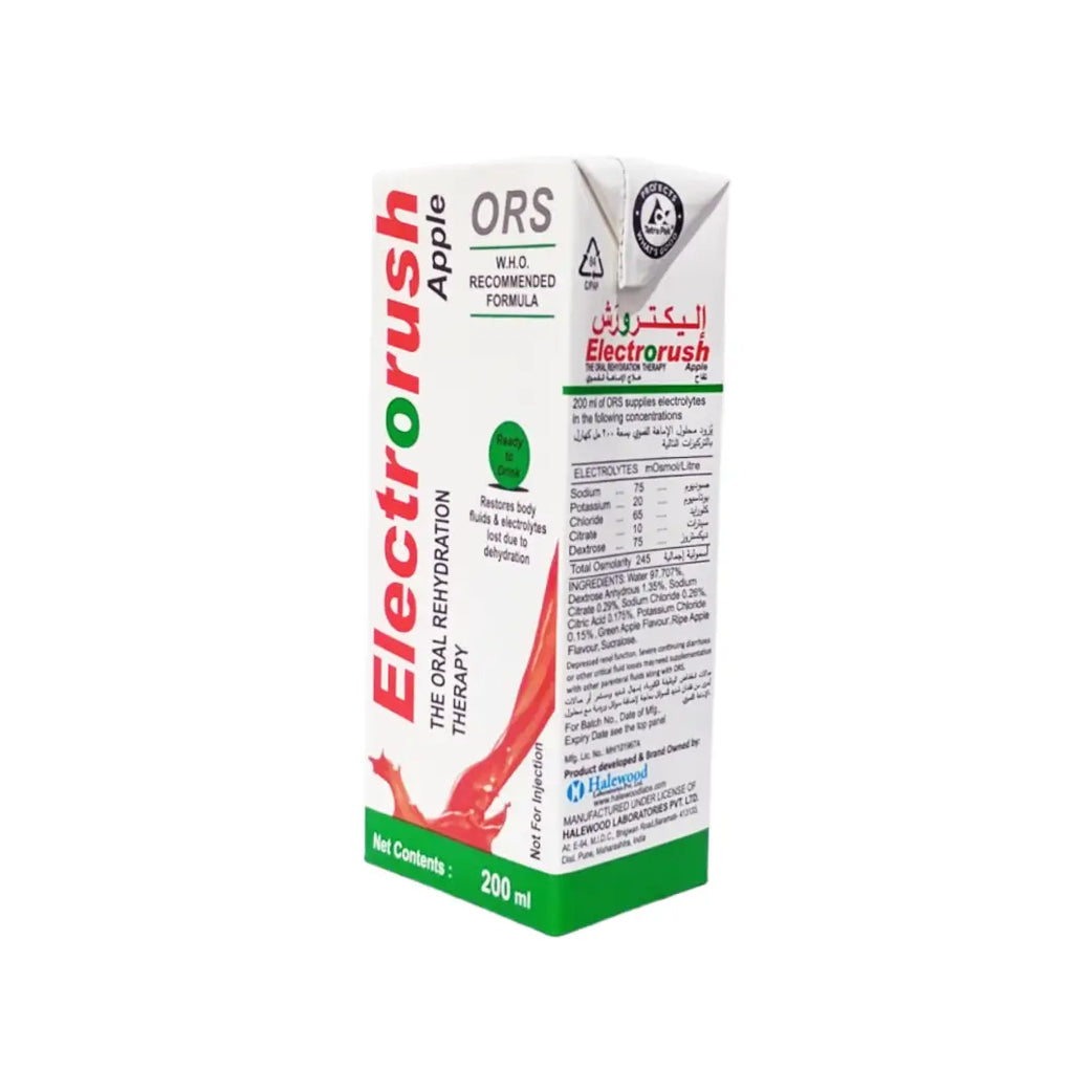 Electrorush ORS Apple 200ml – Electrolyte