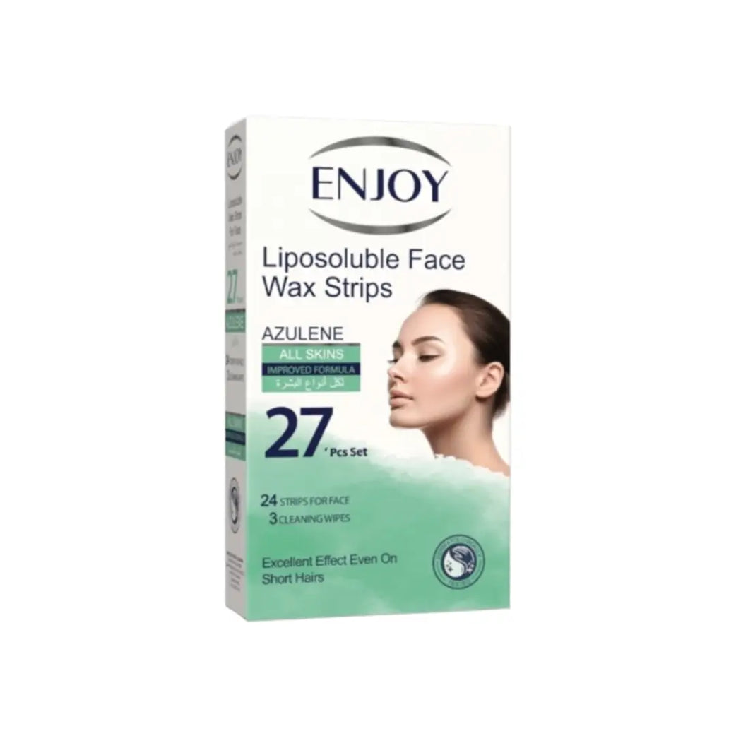 Enjoy Liposoluble Azulene Face Wax Strips 27s