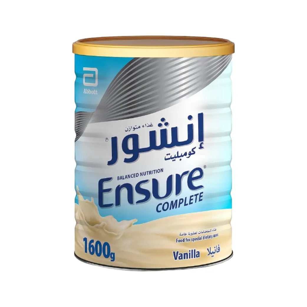 Ensure Complete Nutrition Powder Vanilla 1600g – Balanced Nutritional Drink Mix