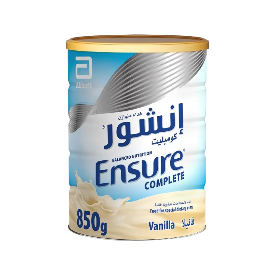 Ensure Complete Nutrition Powder Vanilla 850g – Balanced Nutritional Drink Mix