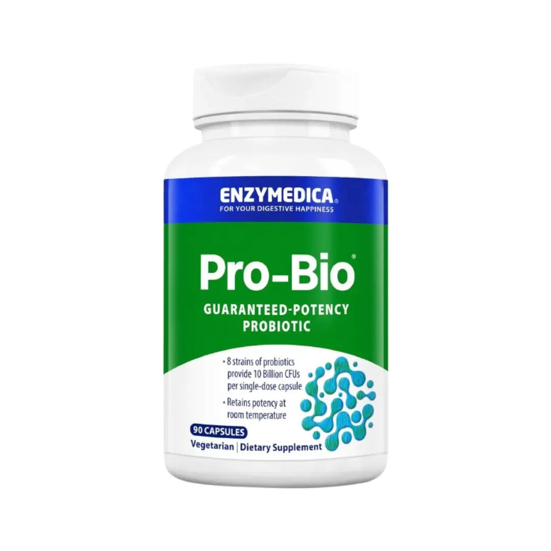 Enzymedica Pro-Bio Capsules 90s | Daily Probiotic Supplement for Gut Health & Digestion | Immune Support Formula