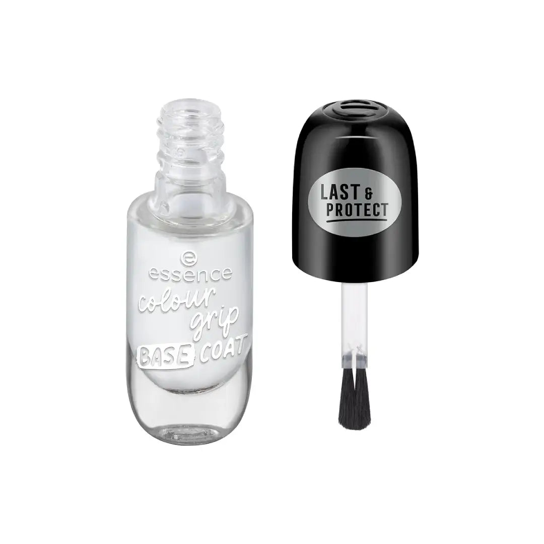 Essence Colour Grip Base Coat – Nail Polish Primer for Longer-Lasting Manicure