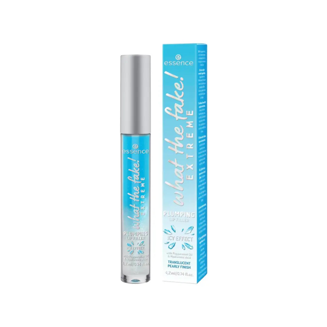 Essence What The Fake Extreme Plumping Lip Filler Ice Ice Baby 02 – High Shine Lip Plumper