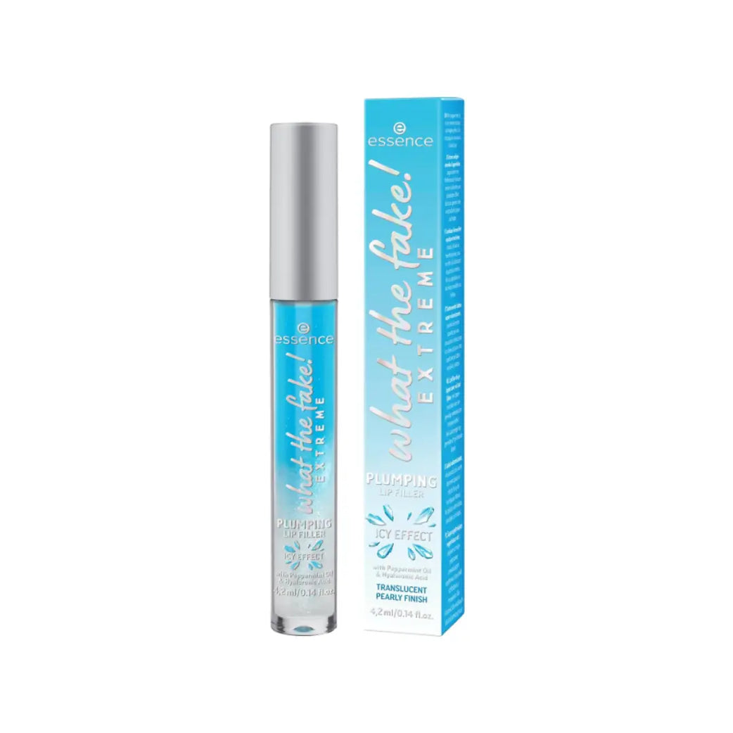 Essence What The Fake Extreme Plumping Lip Filler Ice Ice Baby 02 – High Shine Lip Plumper