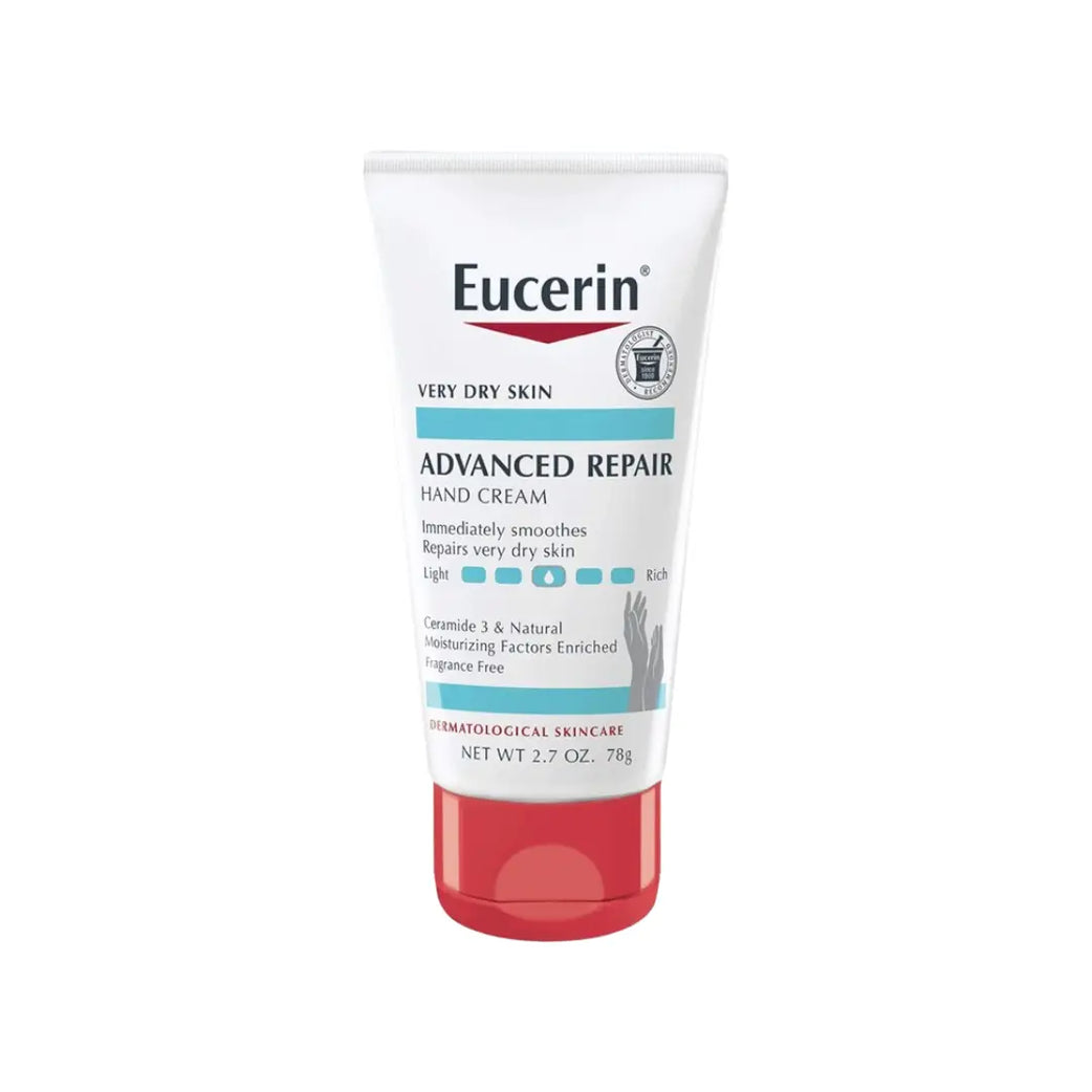 Eucerin Advanced Repair Hand Cream 78g – Fragrance-Free Moisturizer for Very Dry Hands