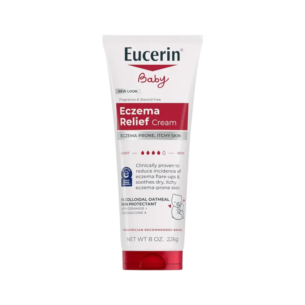 Eucerin Baby Eczema Relief Cream 226g – Moisturizing Care for Dry & Sensitive Skin