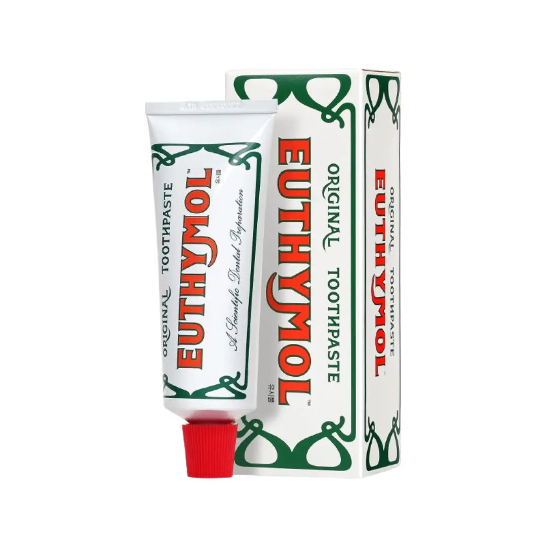 Euthymol Original Toothpaste 75ml | Antiseptic Fluoride-Free Toothpaste for Fresh Breath & Oral Hygiene
