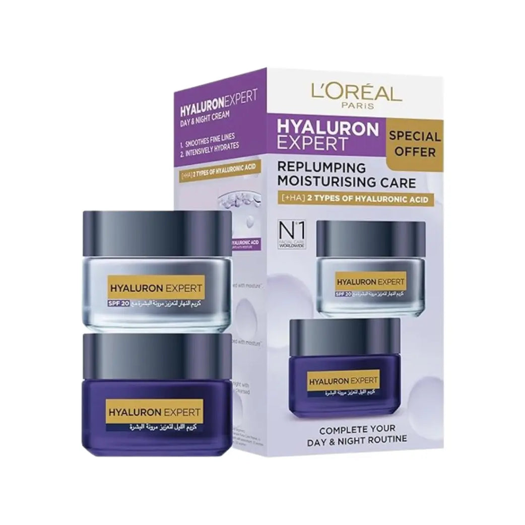 Loreal Hyaluron Expert SPF20 Day Cream + Night Cream  50ML