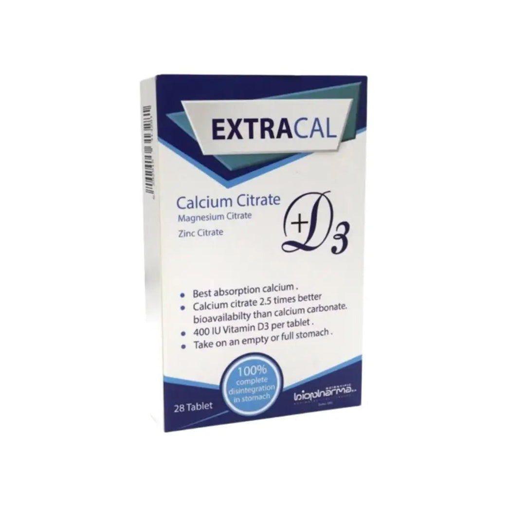 ExtraCal D3 Tablet 28s