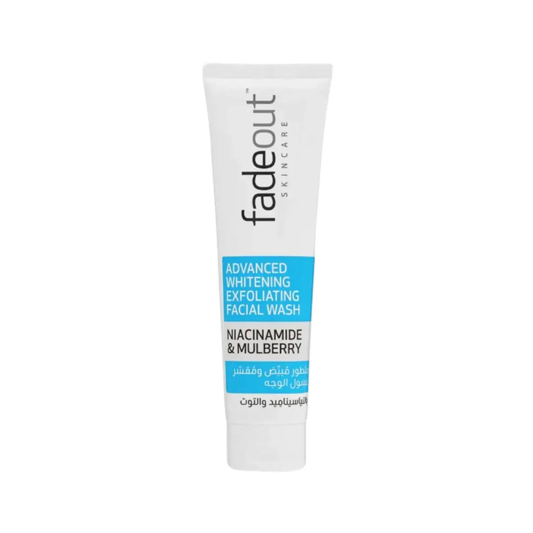 Fade Out Advanced Brightening Exfoliating Facial Wash 100ml – Exfoliating Face Cleanser for Dark Spots & Uneven Skin Tone