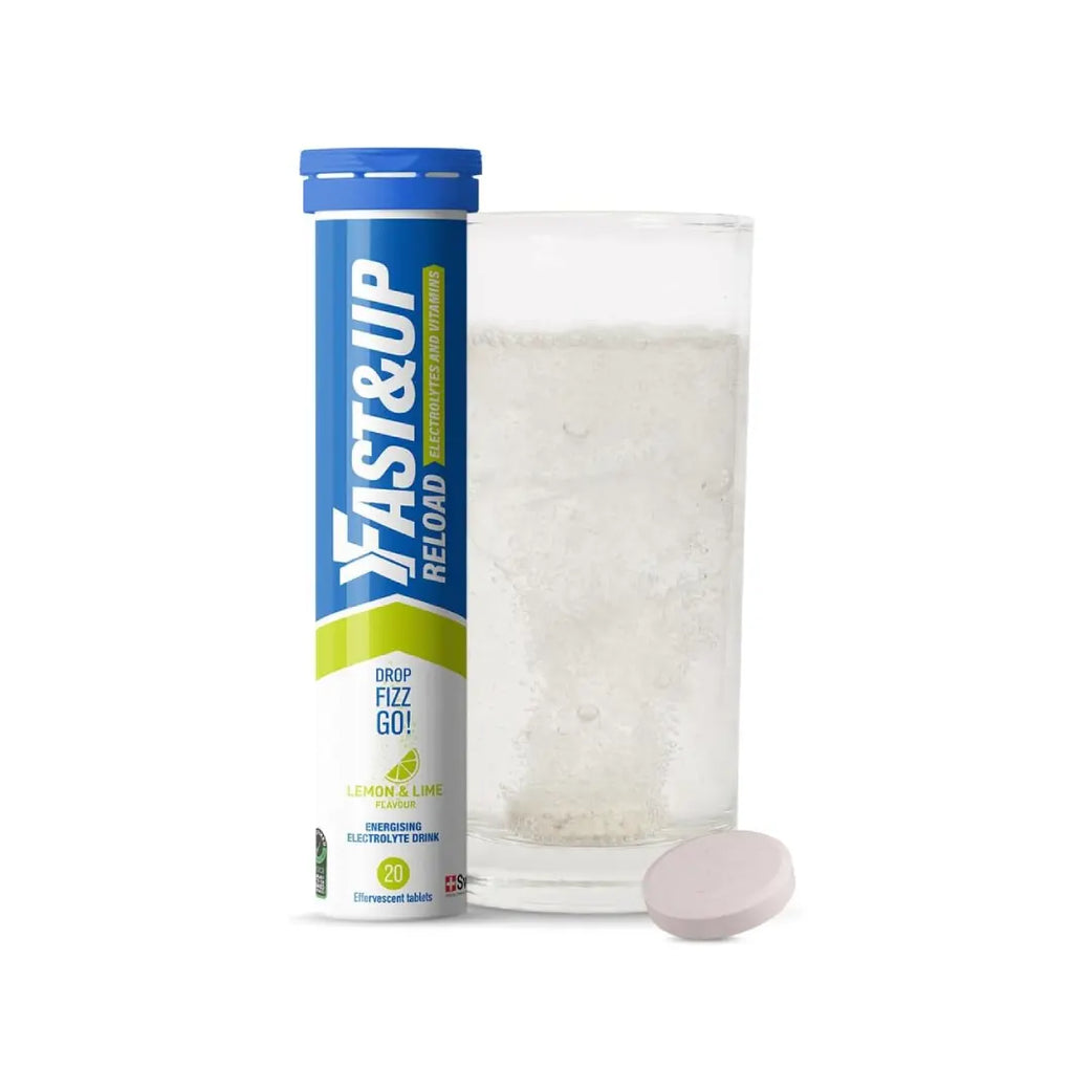 Fast&Up Reload Effervescent Lemon & Lime 20 Tablets