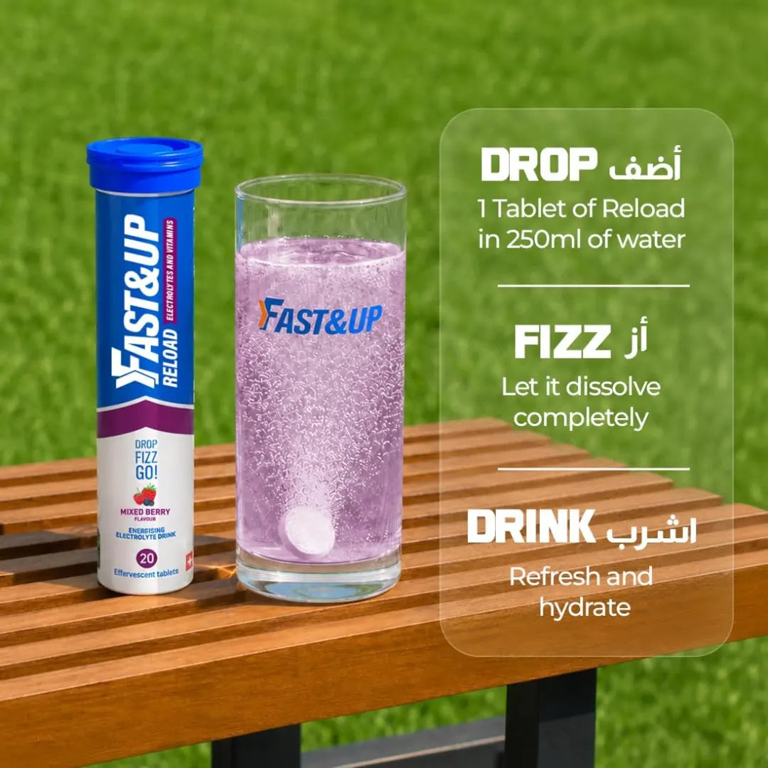 Fast&Up Reload Effervescent Mixed Berry 20 Tablets