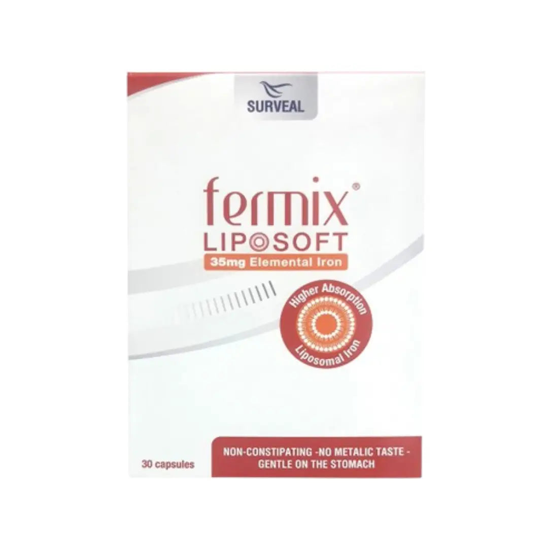 Fermix Liposoft Capsules 30s – Skin, Hair & Nail Nutritional Supplement for Healthy Glow & Vitality