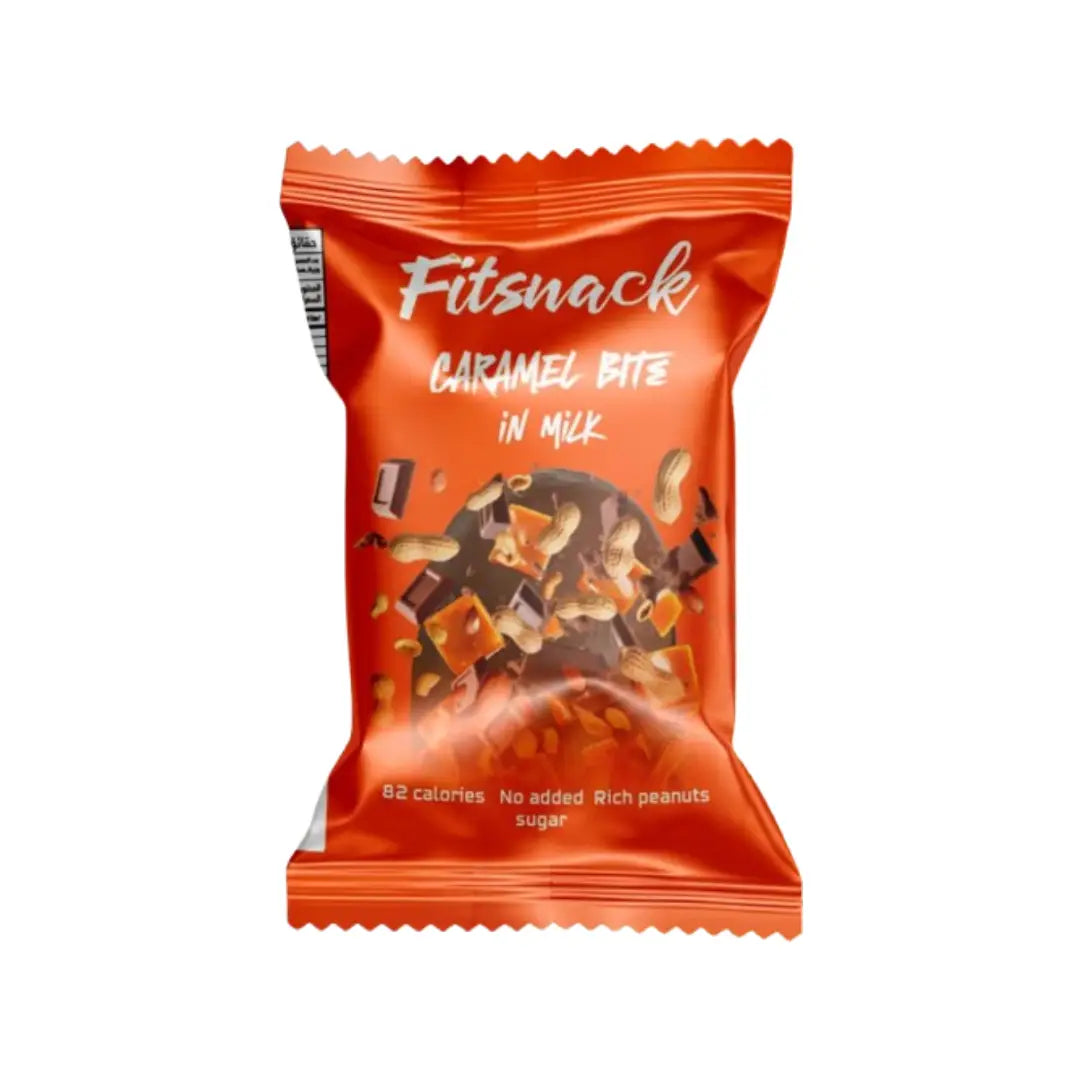 Fitsnack Caramel Bite in Milk 15g