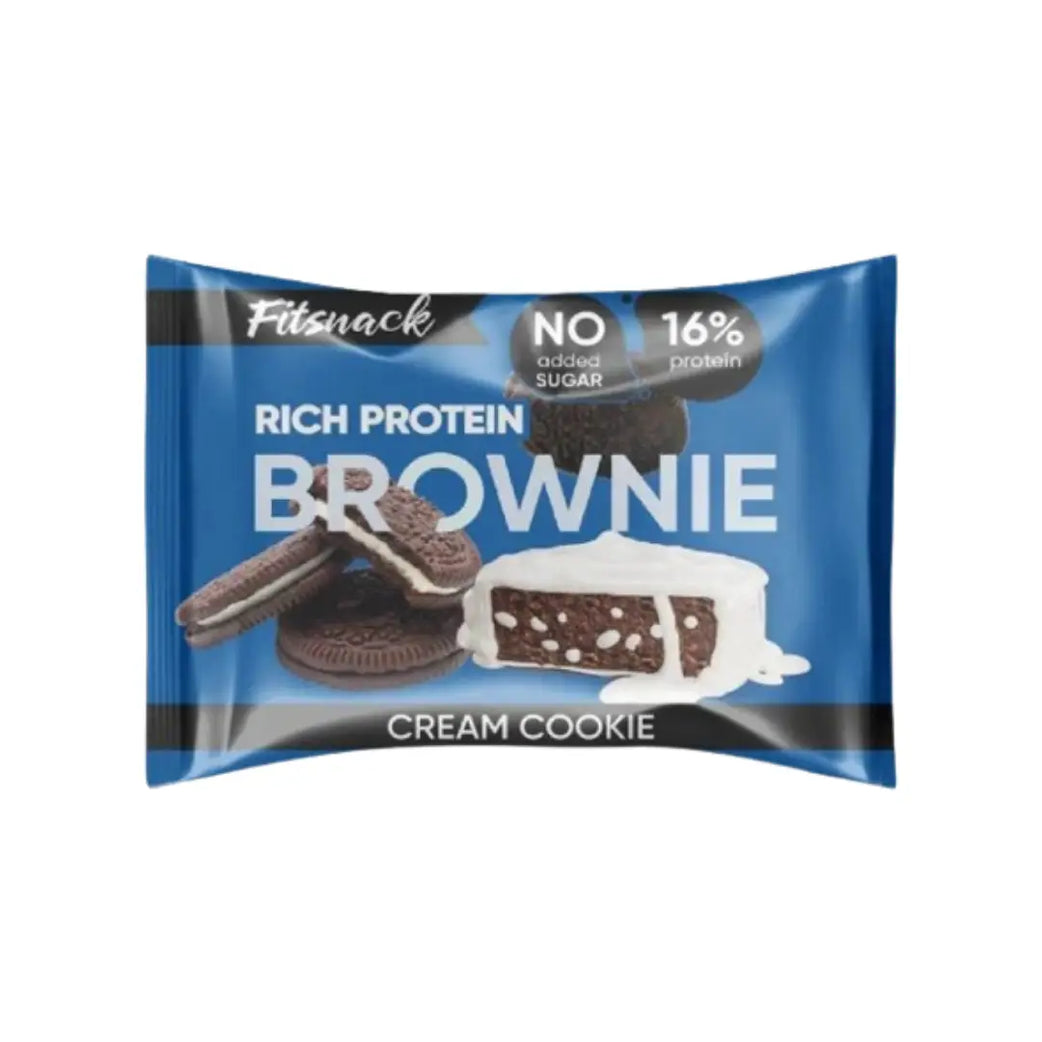 Fitsnack Protein Brownie Cookie Brownie 50g | High Protein Snack