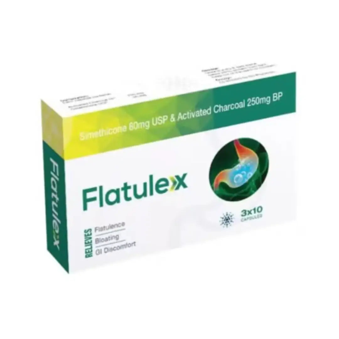 Flatulex Capsules 30s | Digestive Support Capsules for Gas & Bloating Relief