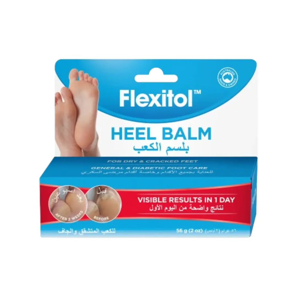 Flexitol Heel Balm 56g Intensive Moisturizing Foot Cream for Dry and Rough Heels