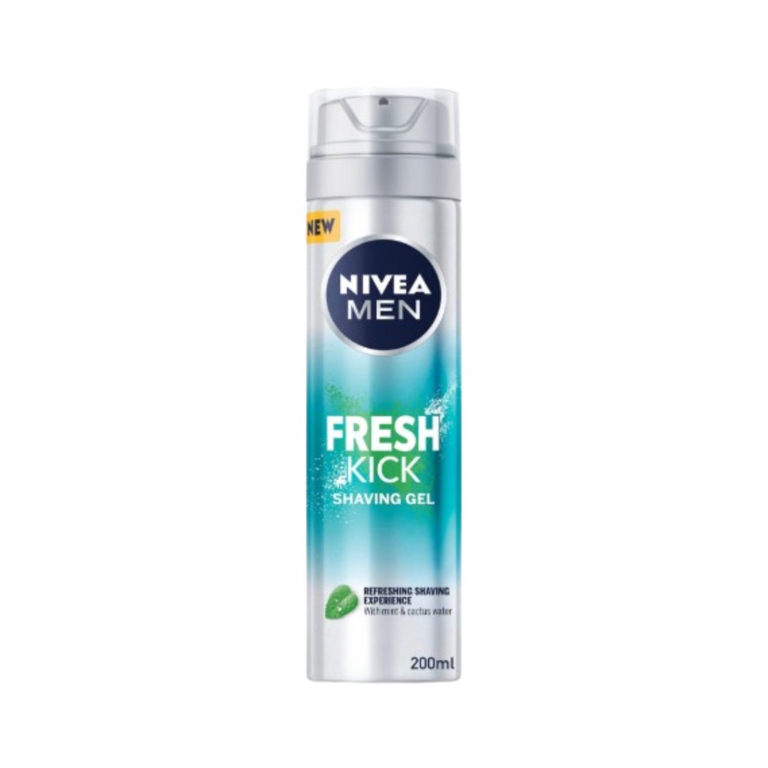 NIVEA MEN  Fresh Kick Shaving Gel 200ml