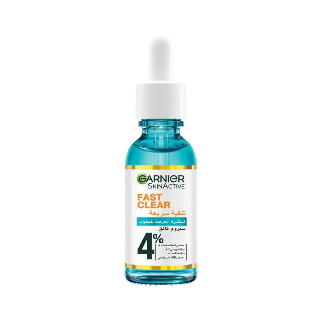 مصل غارنييه سكين أكتيف فاست كلير للبشرة المعرضة لحب الشباب 30 مل