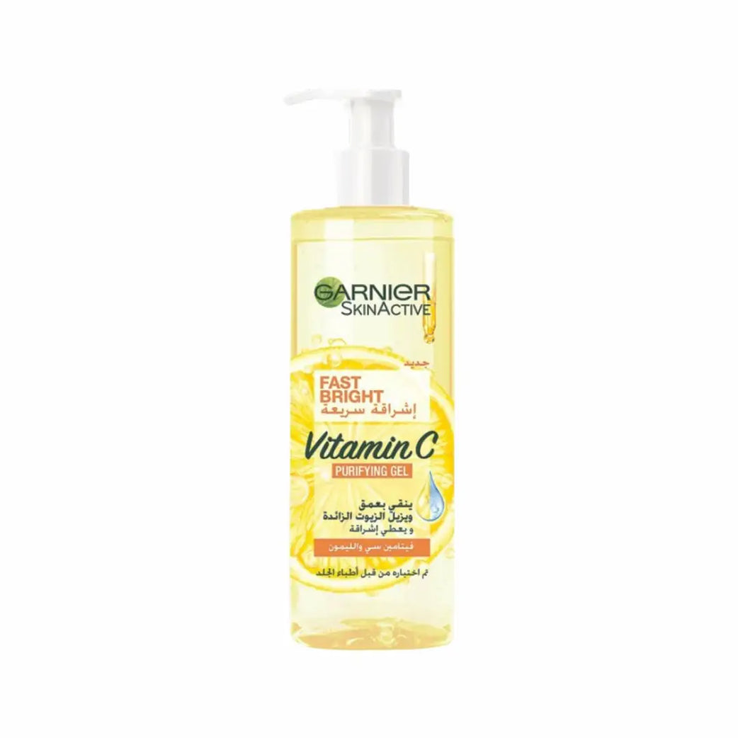 GARNIER Skin Active Fast Bright Vitamin C Purifying Gel Wash 400ml