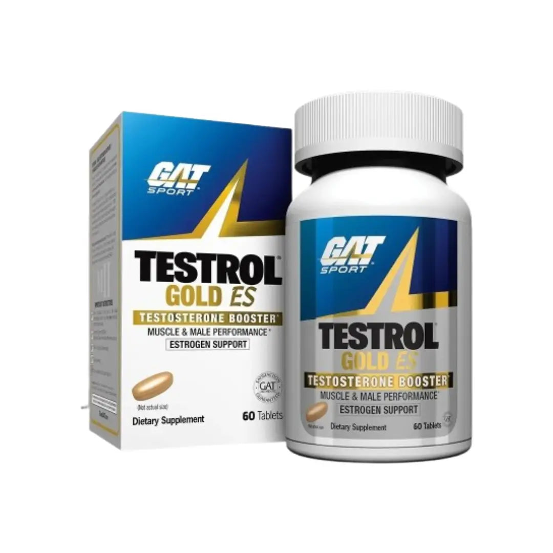 GAT Sport Testrol Gold ES Tablets 60s – Testosterone Booster and Performance Support Supplement for Men
