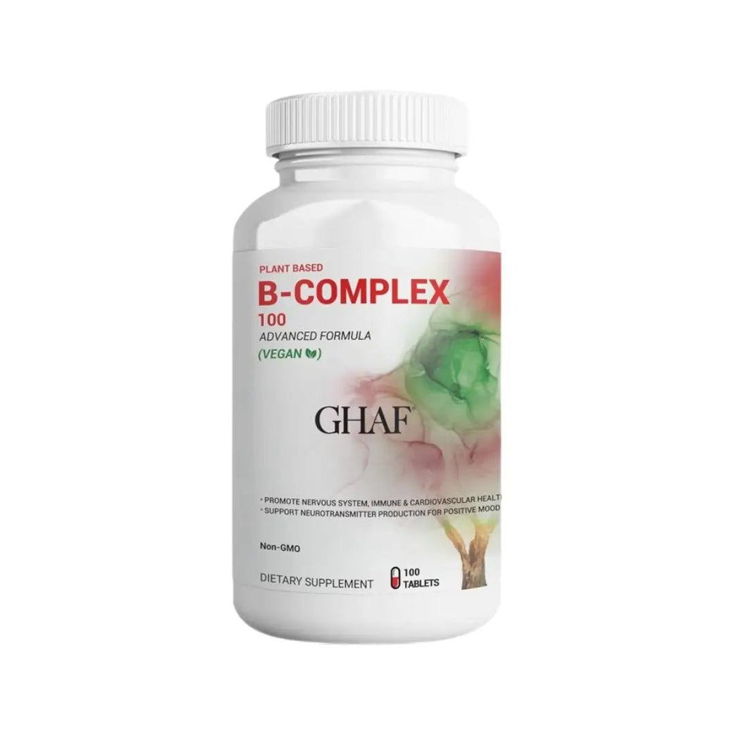 GHAF B Complex 100 Tablets for energy support and vitamin B supplementation