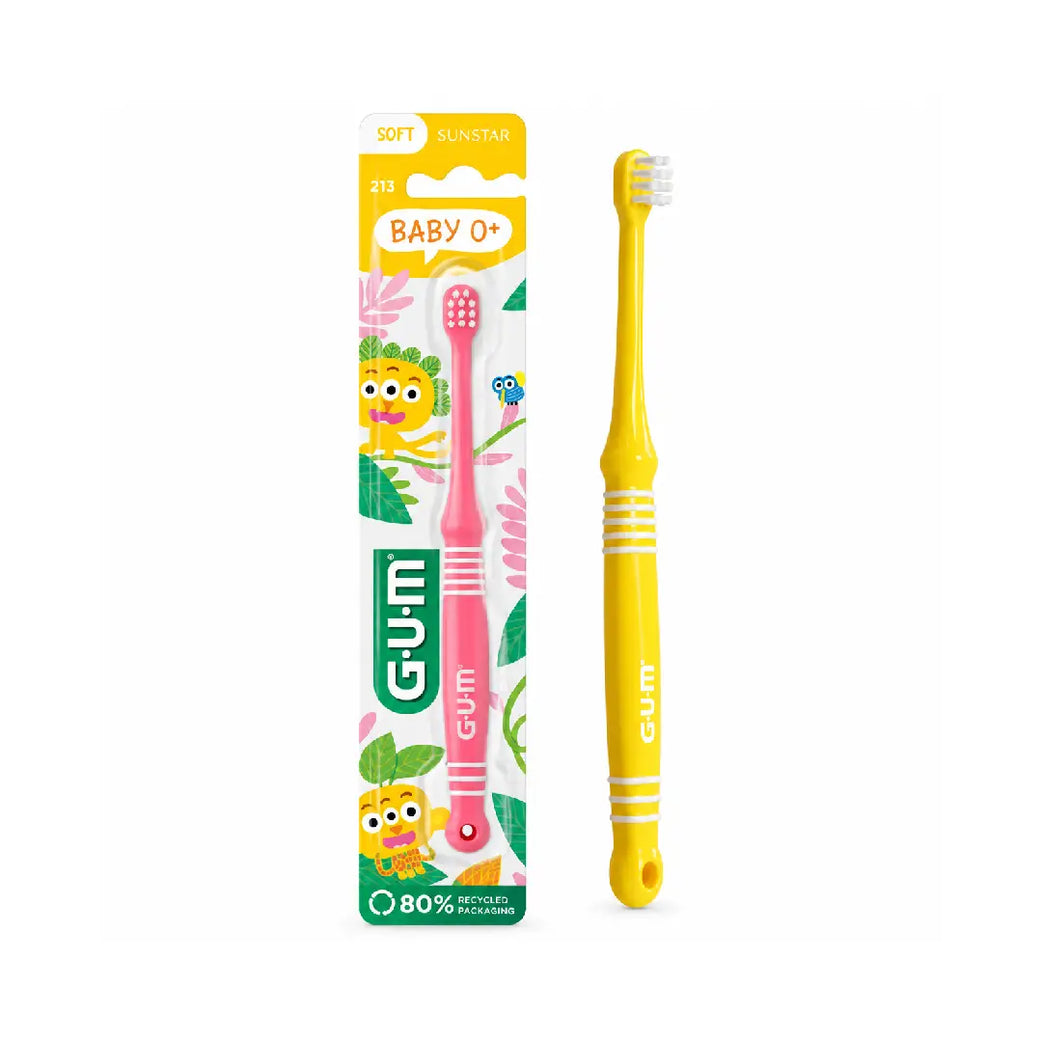 GUM Baby 0-2 Soft Bristle First Teeth Toothbrush 213M
