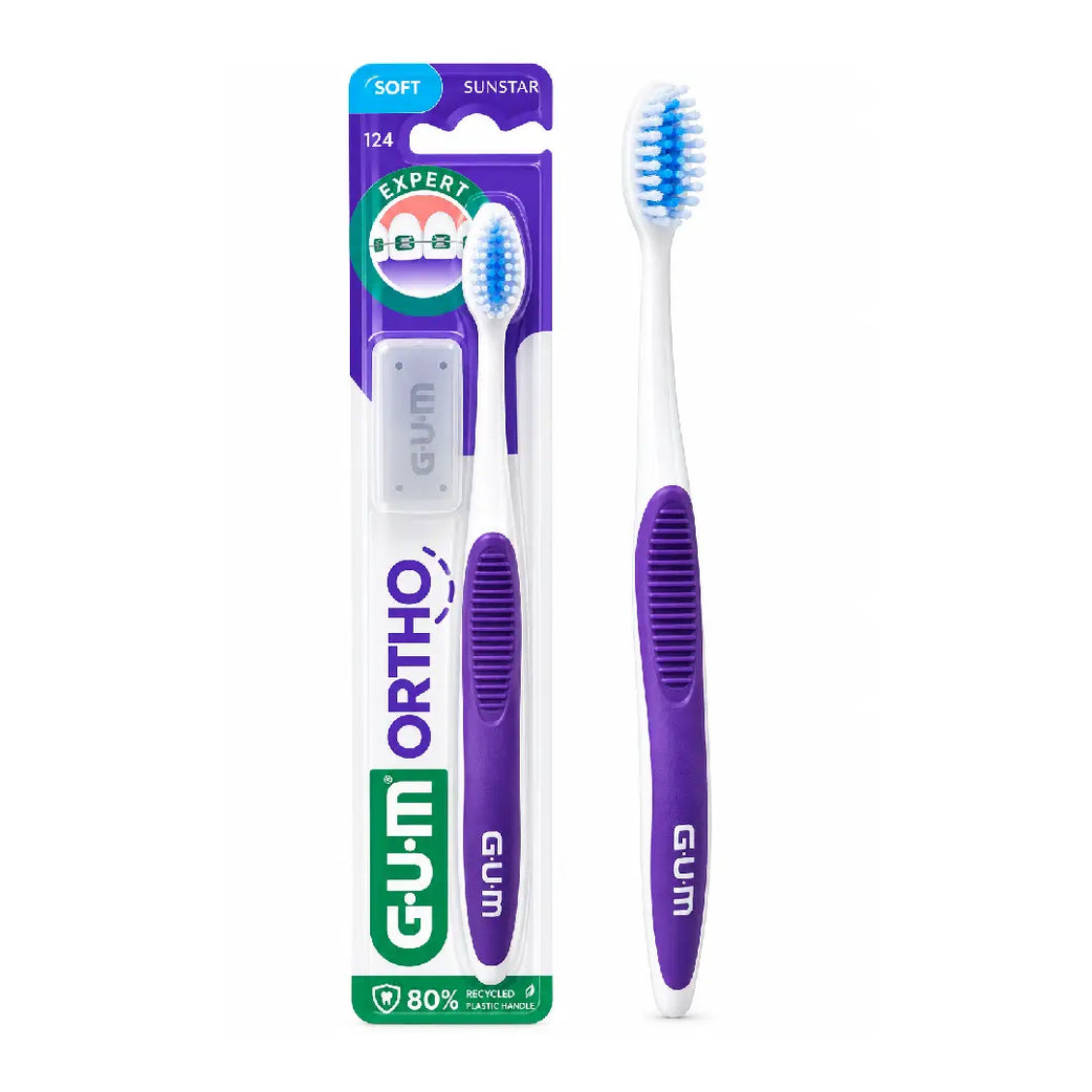 GUM Ortho Soft Toothbrush B4RW 124 M