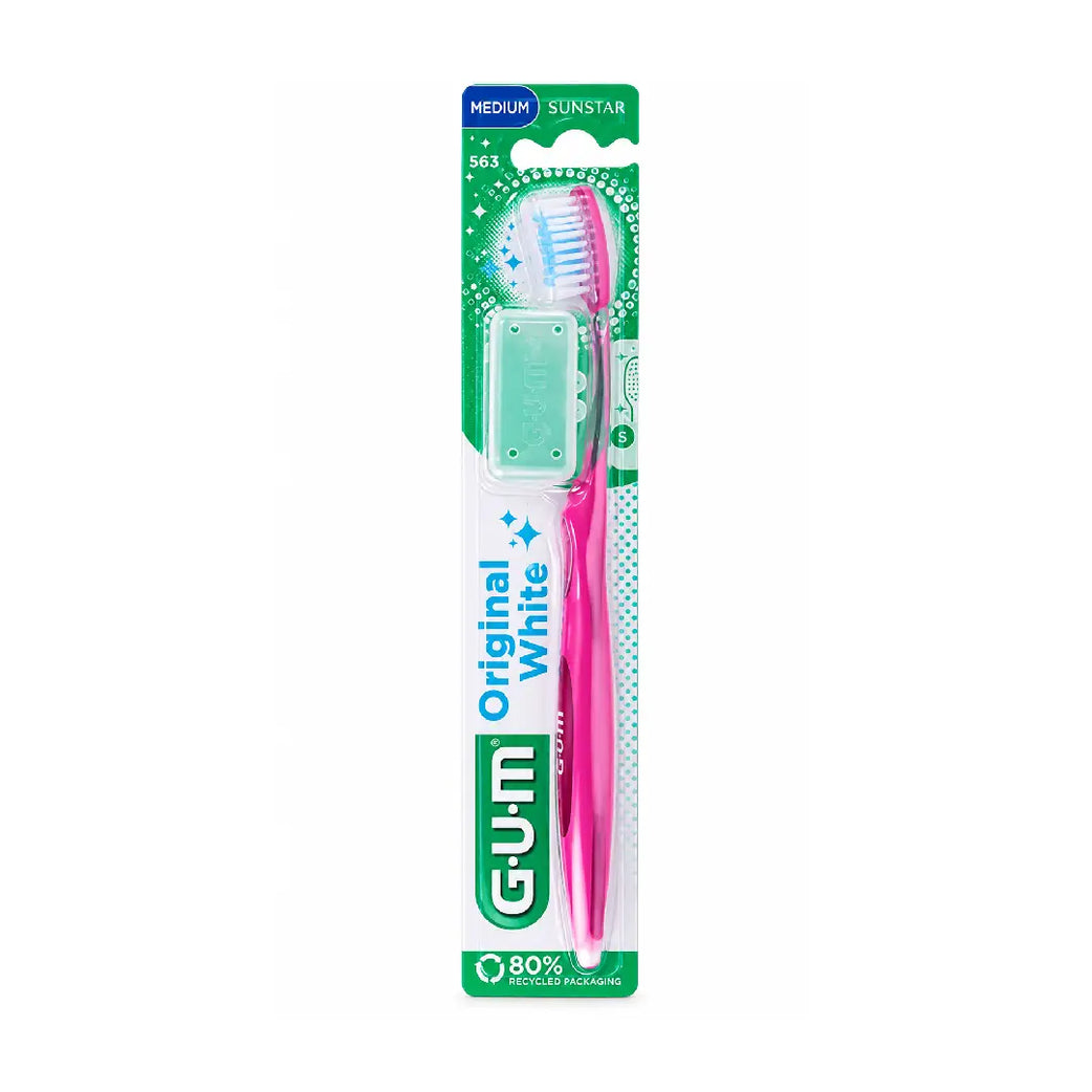 GUM Original White Medium Toothbrush 563M