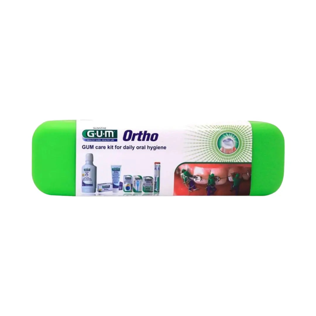 GUM T9-G Ortho Kit | Orthodontic Oral Care Kit for Braces | Complete Dental Hygiene Set