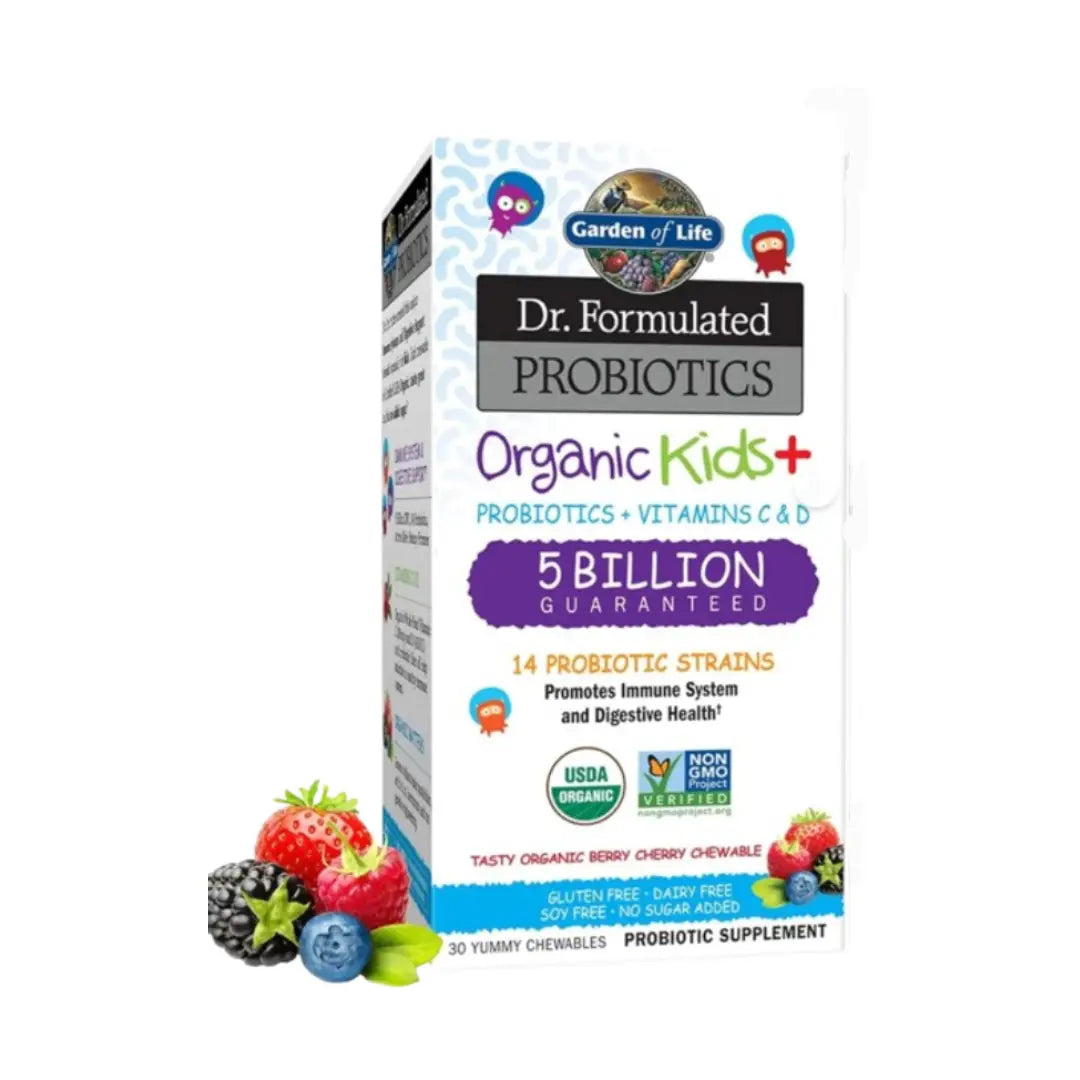 Garden Of Life Probiotics Organic Kids+ Chewable 30s