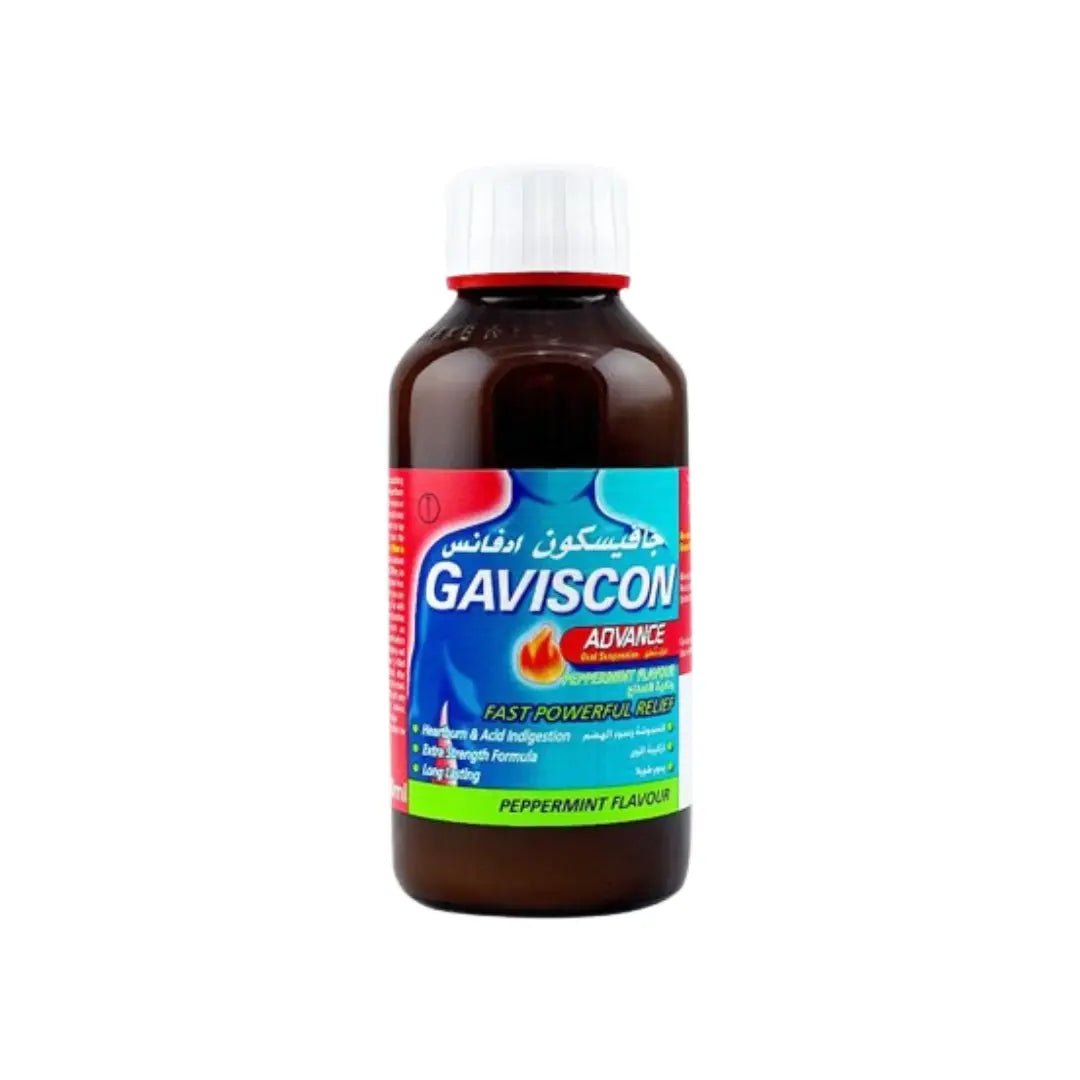 Gaviscon Advance Peppermint Liquid Suspension 300ml – Heartburn and Acid Reflux Relief Oral Suspension