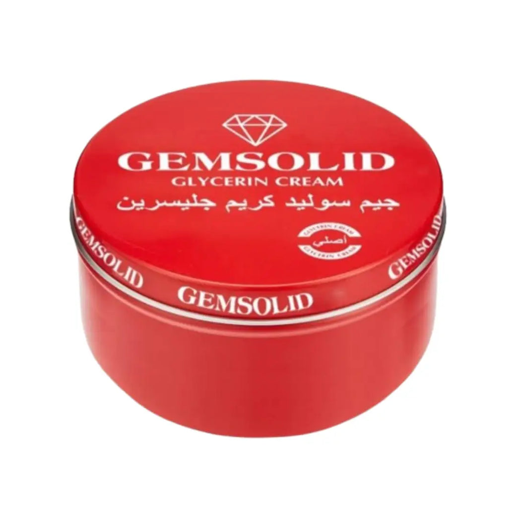 Gemsolid Glycerin Cream 400ml | Deep Hydration Moisturizer for Dry & Sensitive Skin | Non-Comedogenic Skin Barrier Care