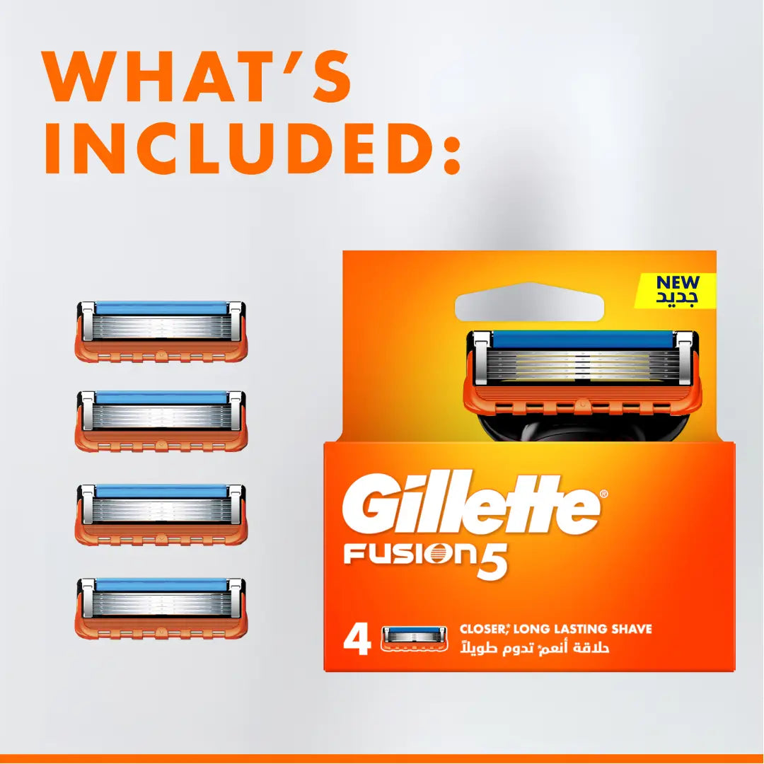 Gillete Fusion 5 Blade 4s