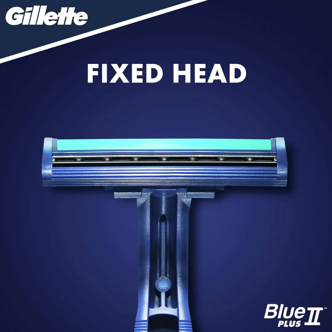 Gillette Blue Plus II Disposable Razors 5s – 2 Blade Men's Shaving Razors