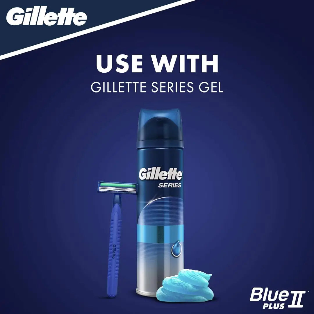 Gillette Blue Plus II Disposable Razors 5s – 2 Blade Men's Shaving Razors