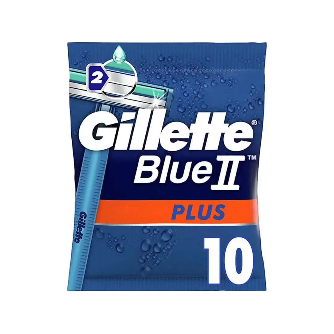 Gillette Blue II Plus Disposable Razors 10s