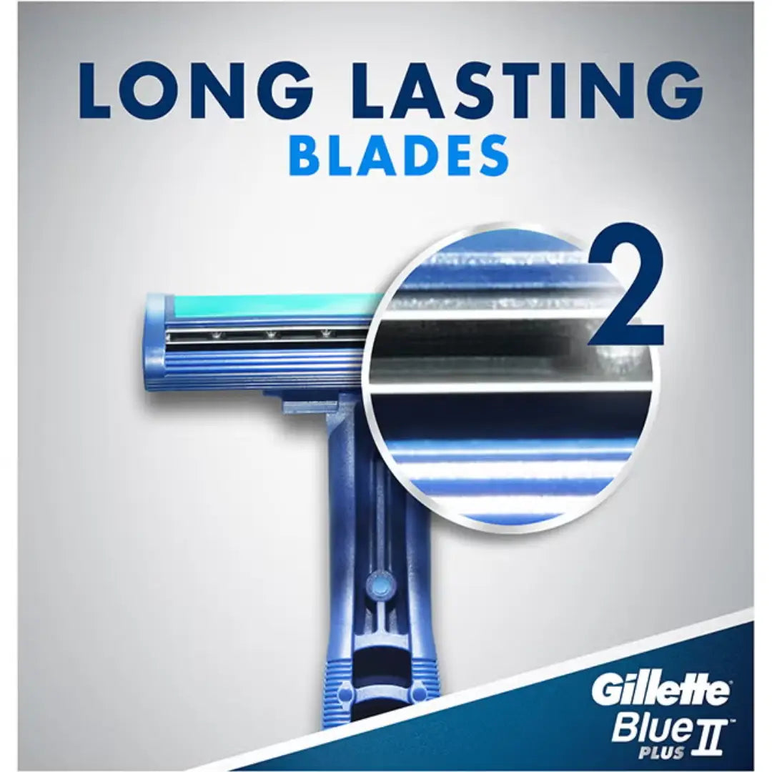 Gillette Blue II Plus Disposable Razors 10s