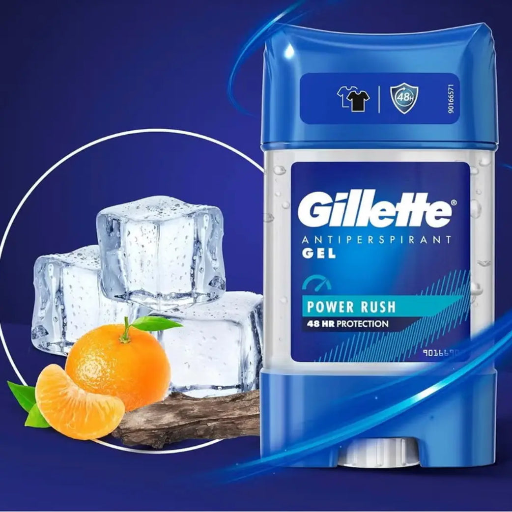 Gillette Power Rush 48H Antiperspirant Gel 70ml