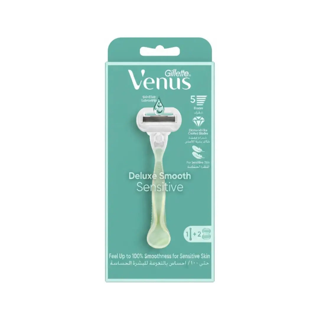 Gillette Venus Deluxe Smooth Sensitive Razor Blades 5pcs – Women’s Replacement Razor Refills for Sensitive Skin