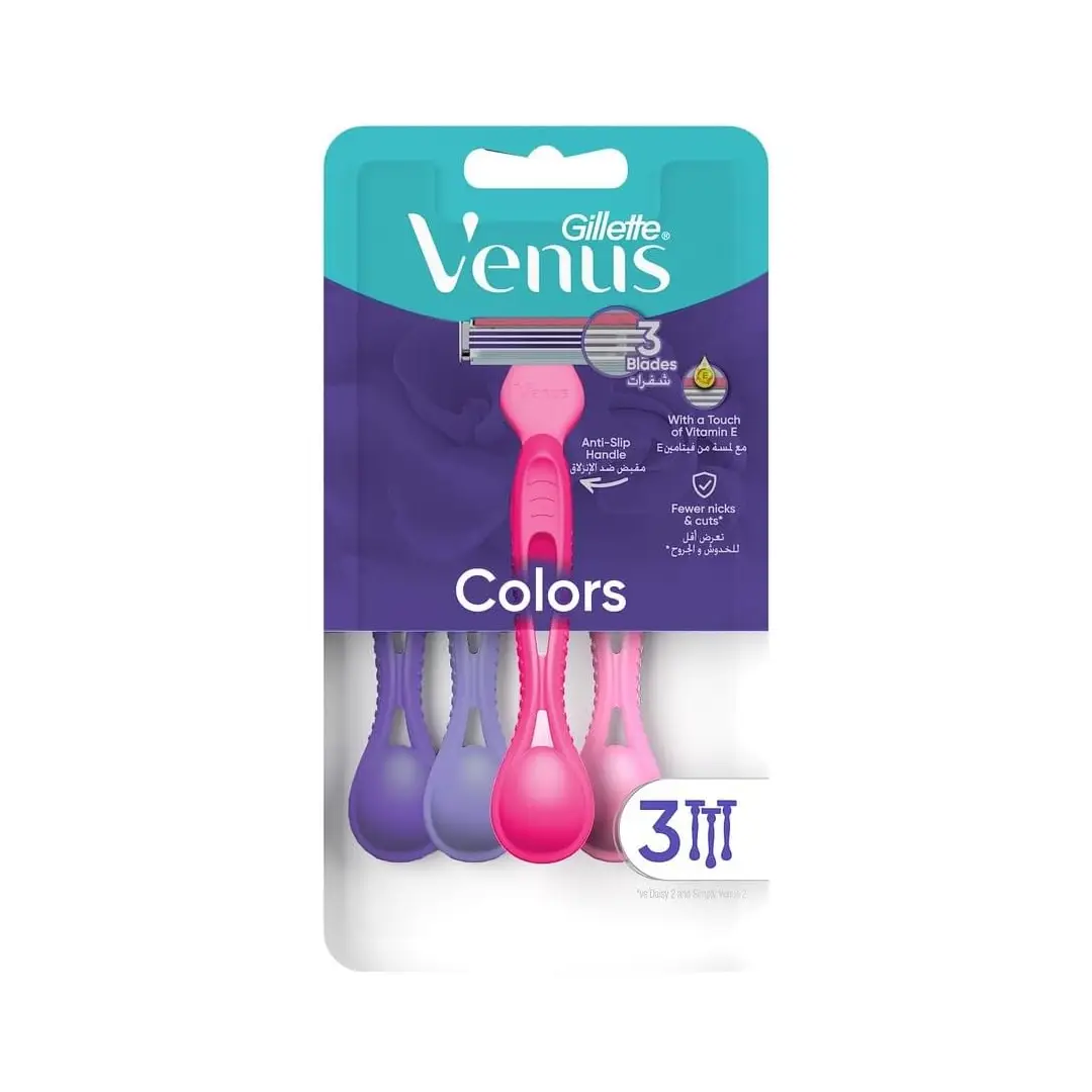Gillette Venus Disposable Razors 3s – 3 Blade Women's Shaving Razor