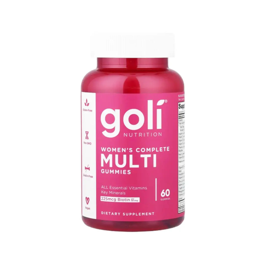Goli Women Complete Multivitamin Gummies 60s – Daily Women’s Health Support Vitamin Gummies with Essential Nutrients, Energy & Wellness Support