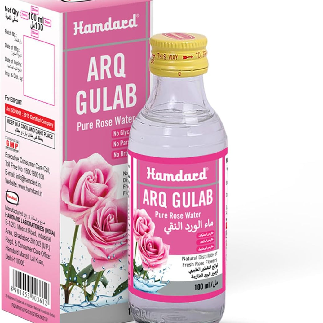 HAMDARD ARQ GULAB ROSE WATER 100ML