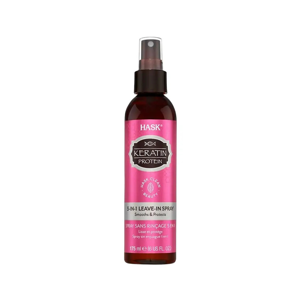 HASK Keratin Smooth 5 in 1 Leave In Hair Spray 175ml