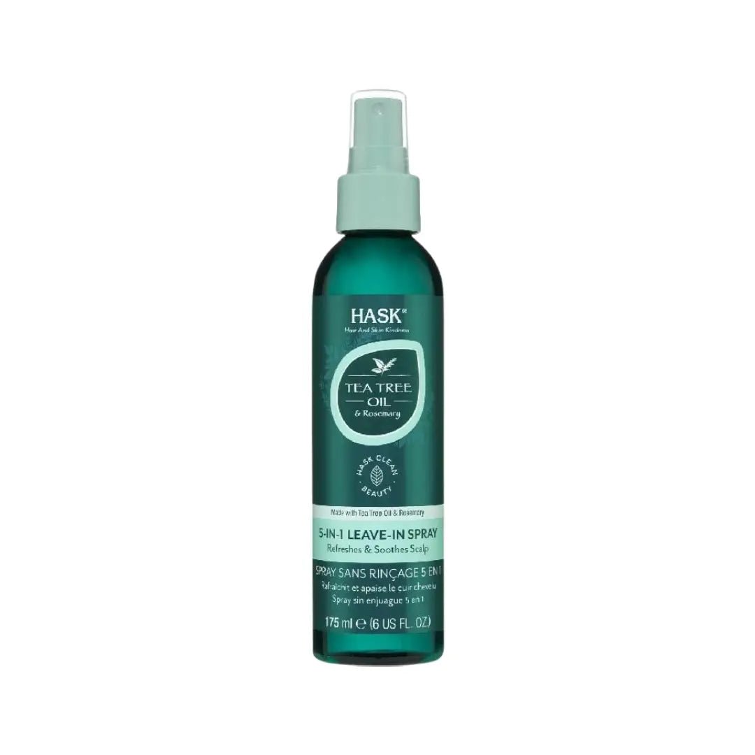 HASK Tea Tree Oil & Rosemary 5 in 1 Leave In Hair Spray 175ml