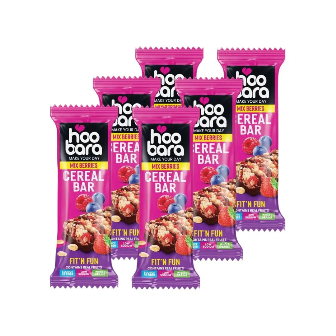 HOO BARA Mixed Berries Cereal Bar 30g