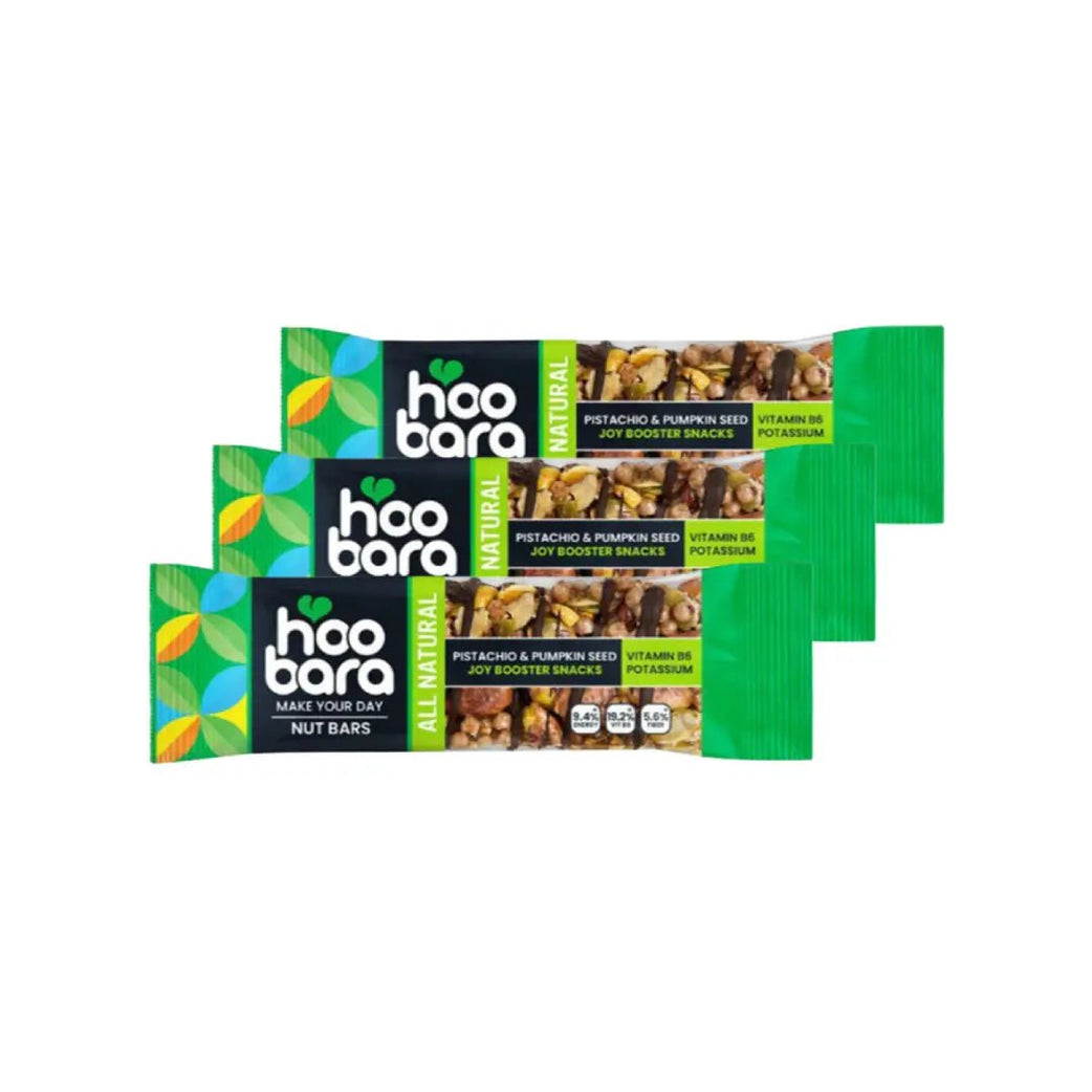 HOO BARA Pistachio & Pumpkin Seed Bar