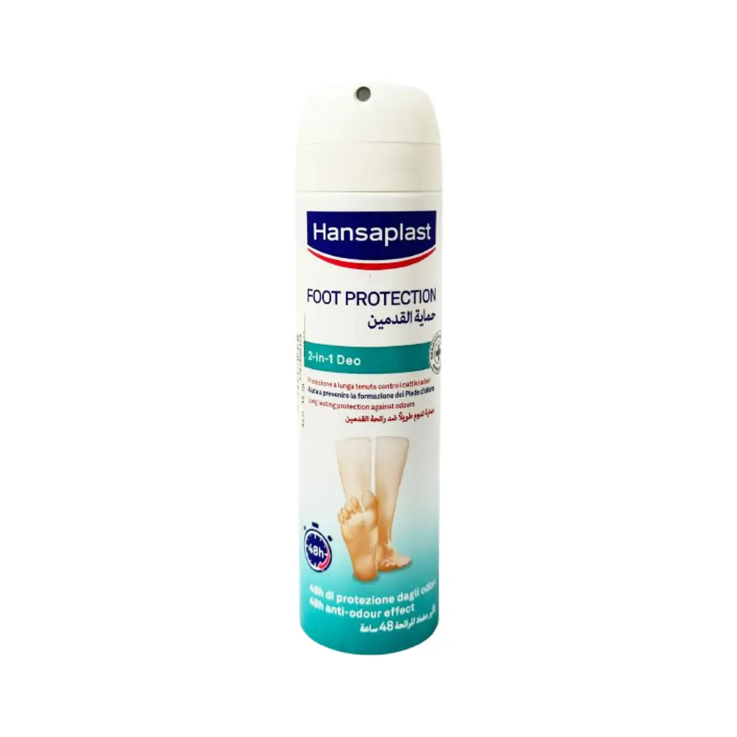 Hansaplast Foot Protection 2in1 Spray 150ml | Foot Care Spray for Freshness & Daily Protection