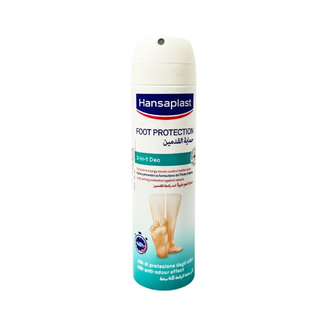 Hansaplast Foot Protection 2in1 Spray 150ml | Foot Care Spray for Freshness & Daily Protection